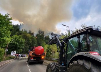 Waldbrand im Hohen Venn rückt vorerst nicht weiter vor