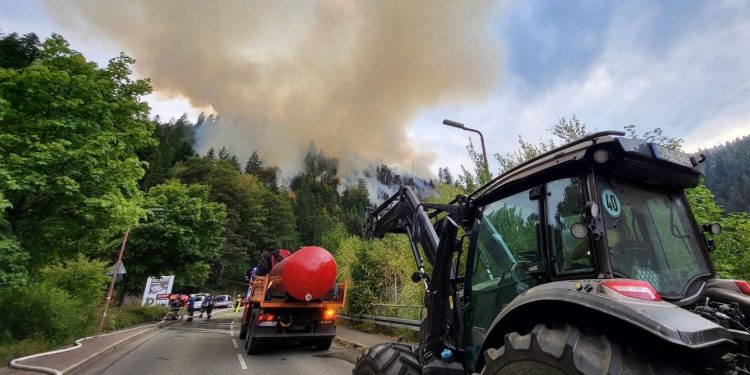 Waldbrand im Hohen Venn rückt vorerst nicht weiter vor